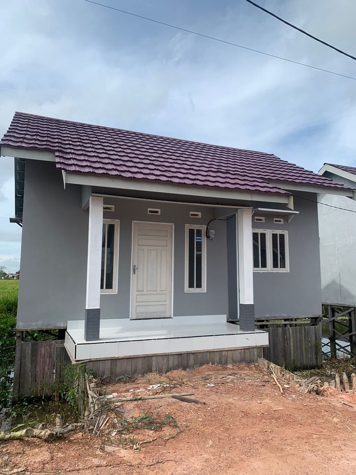 foto tampak rumah tipe subsidi 36 perumahan Perumahan Haji Ijas Tahap 2