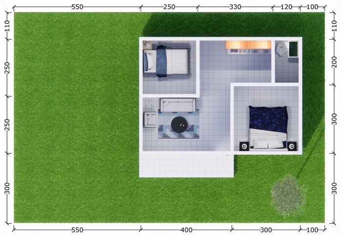 foto denah rumah tipe subsidi 36 perumahan Perumahan Haji Ijas Tahap 2