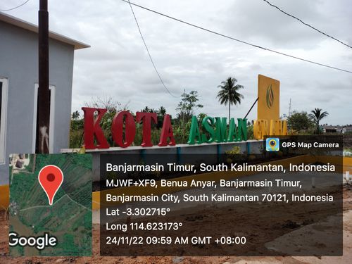 foto gerbang perumahan KOTA ASMAN GRAHA