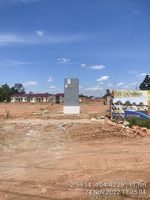 foto gerbang perumahan Barokah Residence
