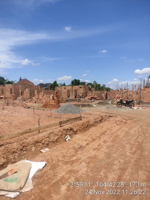 foto posisi tengah perumahan Barokah Residence