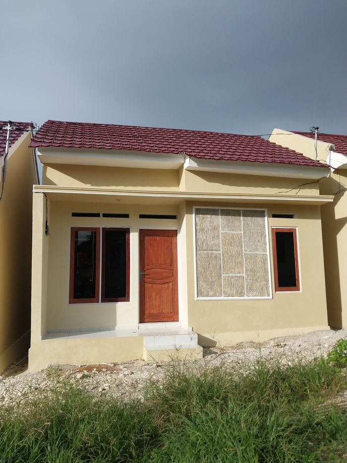 foto tampak rumah tipe 36 perumahan BLESSING LAND