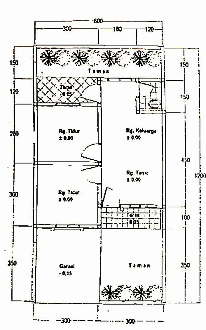 foto denah rumah tipe 36 perumahan PERUMAHAN MUTIARA RESIDENT