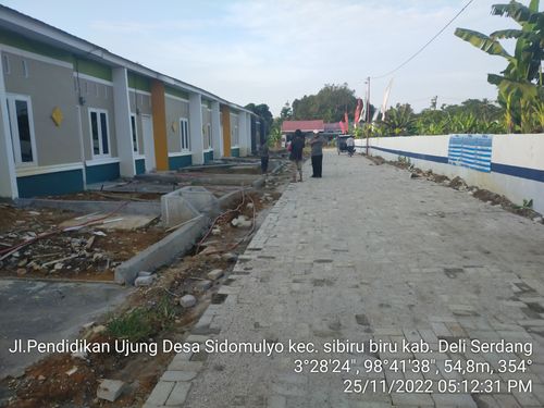 foto posisi tengah perumahan PESONA LARAS TAHAP III