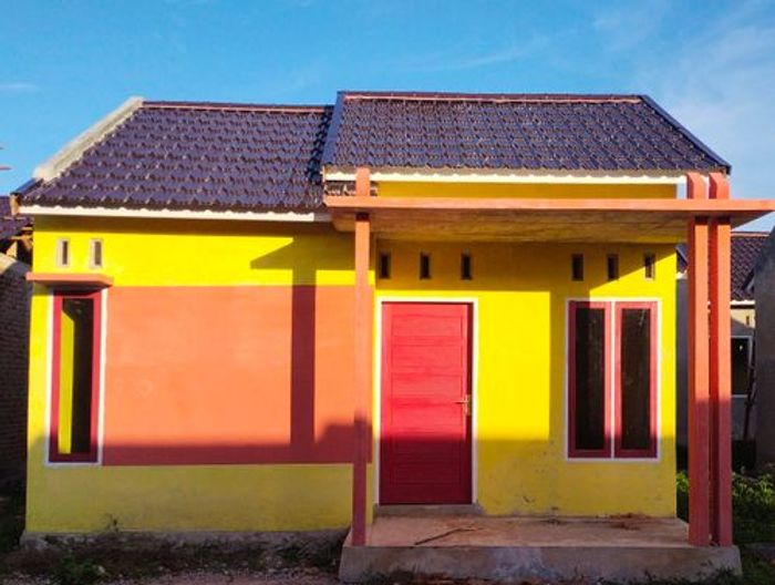 foto tampak rumah tipe 36 perumahan Jaya Lestari III Tahap 3