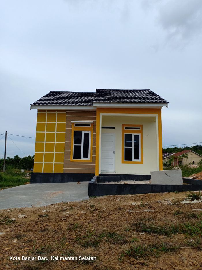 foto tampak rumah tipe 36 perumahan Bumi Indah Permai Residence