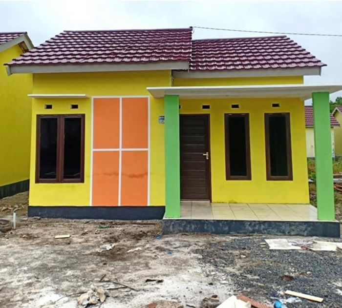 foto tampak rumah tipe 36 perumahan King Land V Blok N