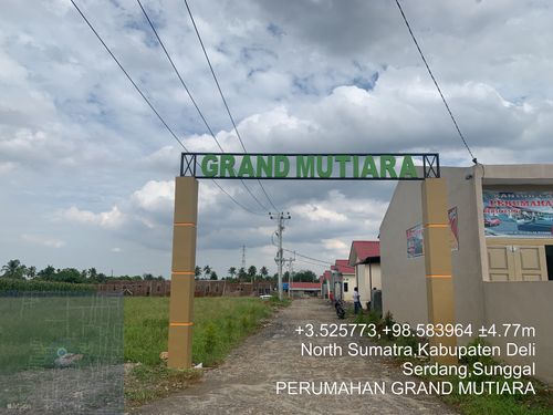foto gerbang perumahan GRAND MUTIARA TAHAP II