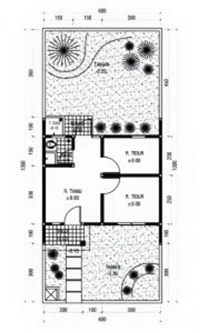 foto denah rumah tipe 30 perumahan PERUMAHAN GRIYA MENJANGAN RAYA
