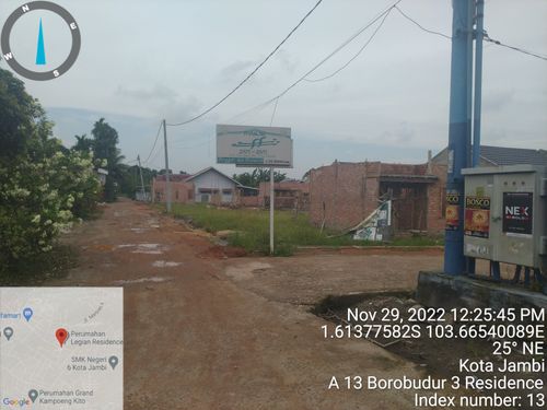 foto gerbang perumahan Legian Residence