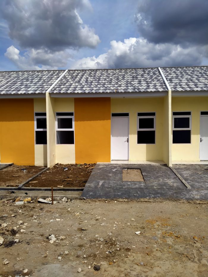 foto tampak rumah tipe 25/79 perumahan BUMI SENTOSA ASRI