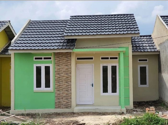 foto tampak rumah tipe 36 perumahan Thalita House 3