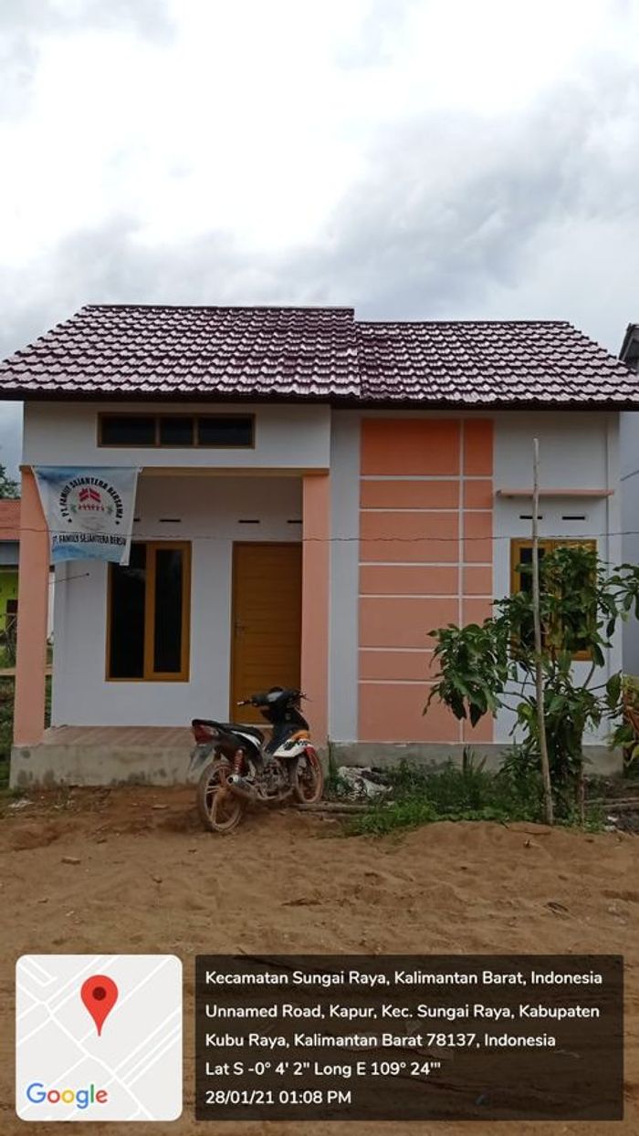 foto tampak rumah tipe 36 perumahan NUANSA ALAM RESIDENCE