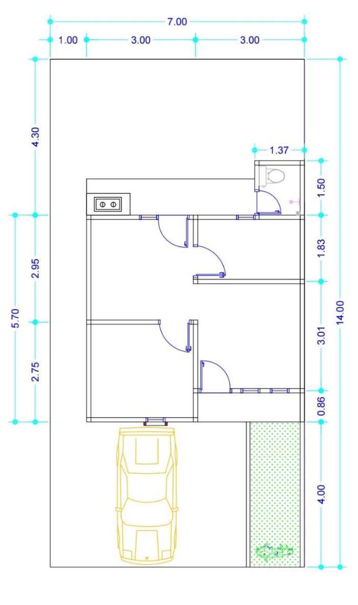 foto denah rumah tipe 36 Subsidi perumahan Legian Residence