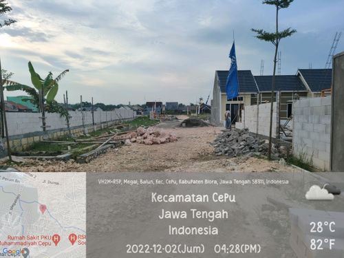 foto posisi tengah perumahan Mega Permay
