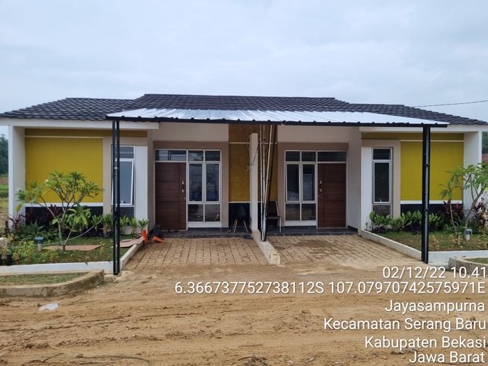 foto tampak rumah tipe 30/60 perumahan THE ARTHERA HILL