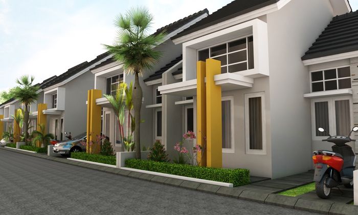 foto tampak rumah tipe Komersil perumahan DOLOPO WAW RESIDENCE