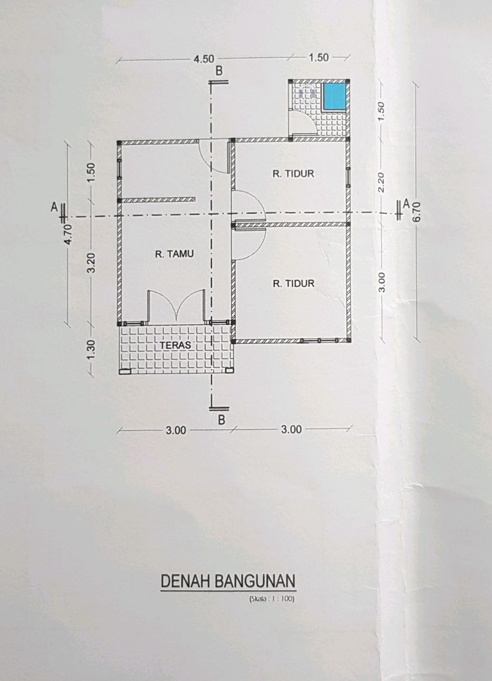foto denah rumah tipe 36 perumahan GRAND ANDIKA 15