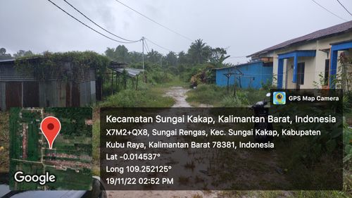 foto posisi tengah perumahan Permata Residence