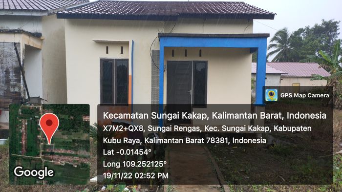 foto tampak rumah tipe 36 perumahan Permata Residence