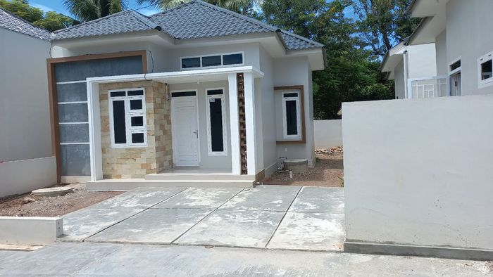 foto tampak rumah tipe 36 perumahan MEDINA RESIDENCE 3