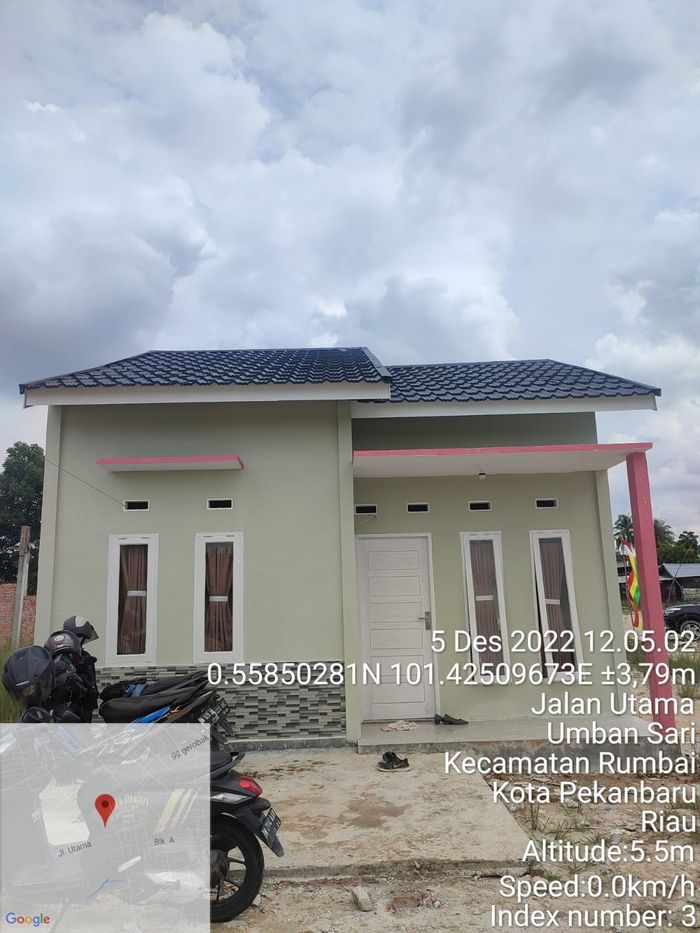 foto tampak rumah tipe SUBSIDI perumahan ALAM PERMAI 8