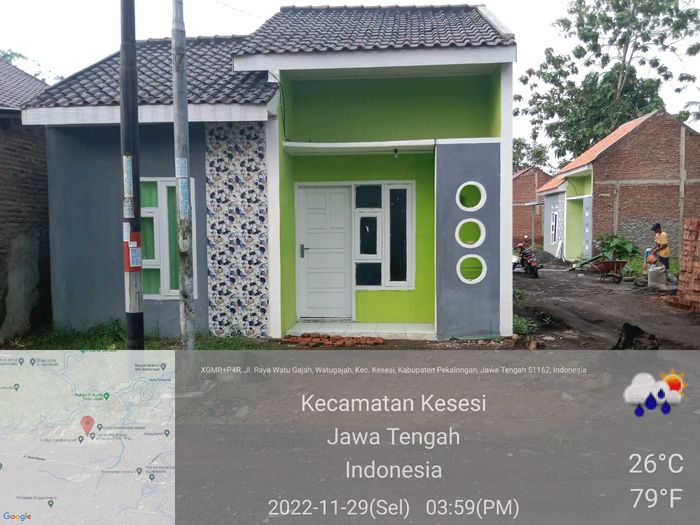 foto tampak rumah tipe 30/60 perumahan GAJAH KENCANA CLUSTER 2