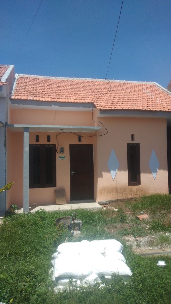 foto tampak rumah tipe rumah subsidi perumahan BENGAWAN INDAH