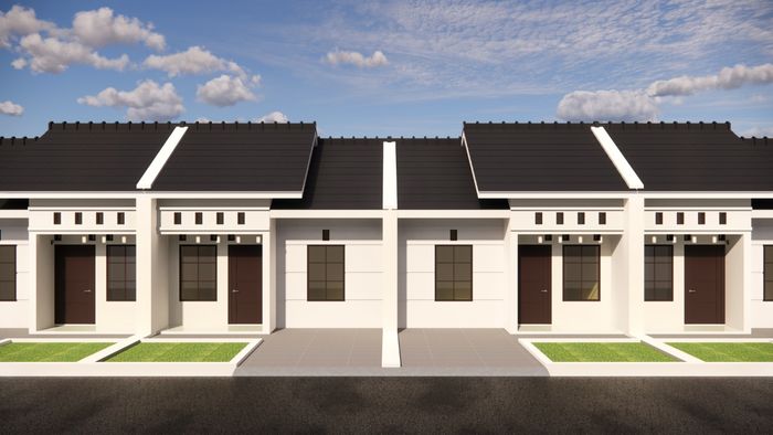 foto tampak rumah tipe 36 perumahan GRIYA JATINUNGGAL