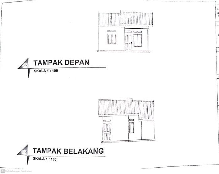 foto tampak rumah tipe RUMAH TAPAK perumahan MUTIARA HELENA SUWAAN
