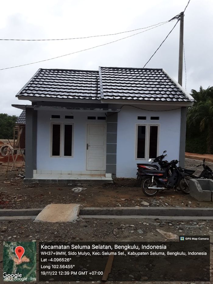 foto tampak rumah tipe 36 perumahan SELUMA RESIDENCE