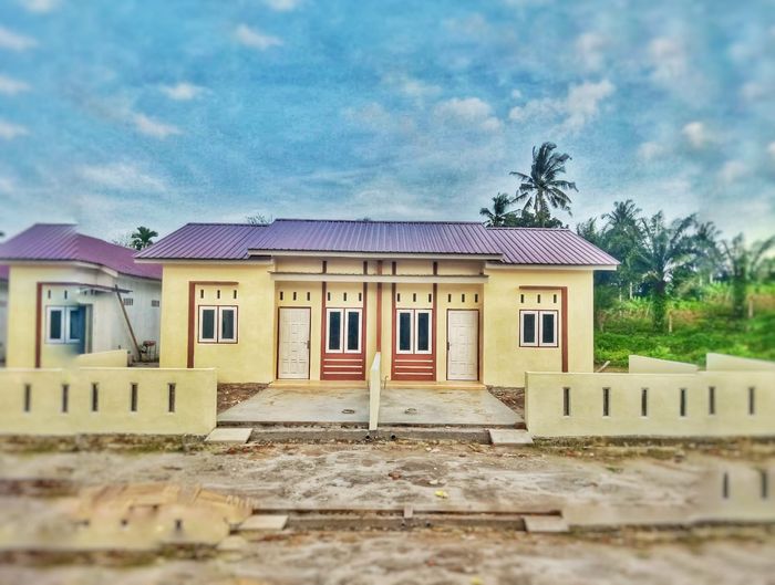 foto tampak rumah tipe 36 perumahan PURI MENCIRIM ASRI TAHAP 3