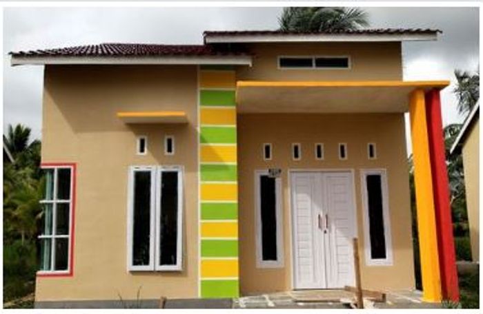 foto tampak rumah tipe 36 perumahan Griya Pramuka Permai C-D