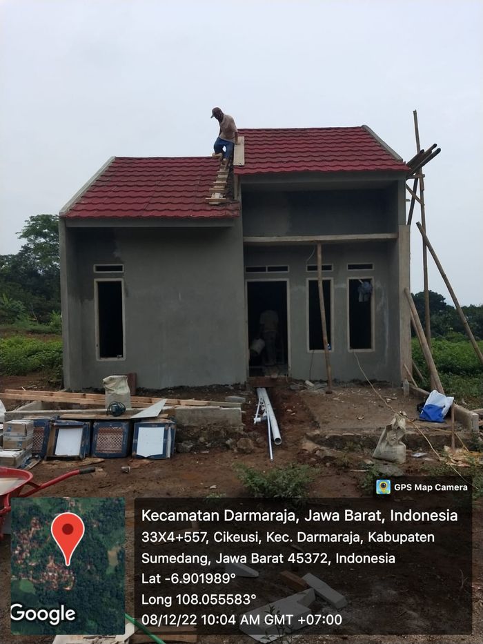 foto tampak rumah tipe 36/60 perumahan BUKIT SAWARGI DARMARAJA