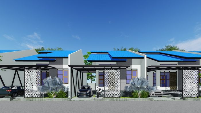 foto tampak rumah tipe 60 perumahan PERUM JANNATI #3 BHAYANGKARA RESIDENCE KOYA KOSO