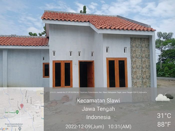 foto tampak rumah tipe subsidi perumahan Griyo Afa Pesona Trayeman 3