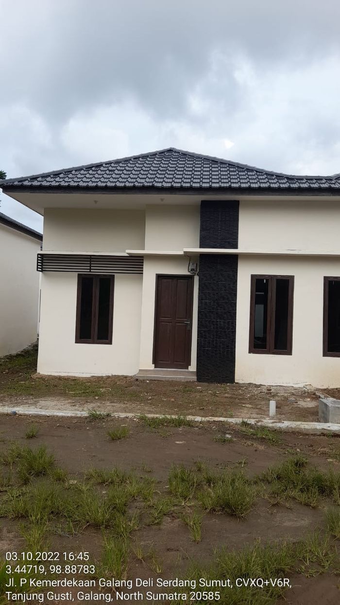 foto tampak rumah tipe Abdiland perumahan ABDI LAND II GALANG