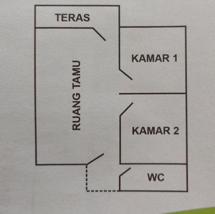foto denah rumah tipe 36 perumahan Asyifa Perdana Mandiri 8