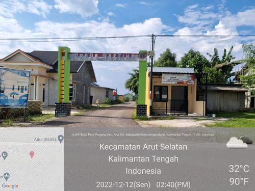 foto gerbang perumahan GRAHA HASTINA V