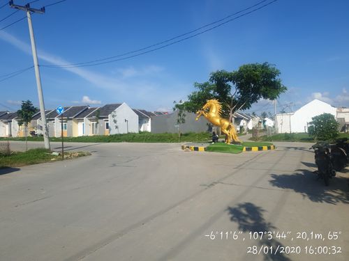 foto posisi tengah perumahan SUROPATI RESIDENCE 2022