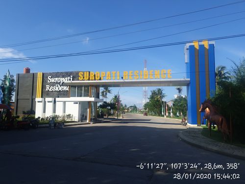 foto gerbang perumahan SUROPATI RESIDENCE 2022