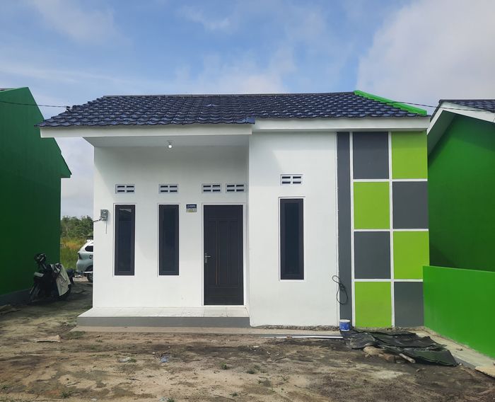 foto tampak rumah tipe 36 perumahan GRAHA HASTINA V
