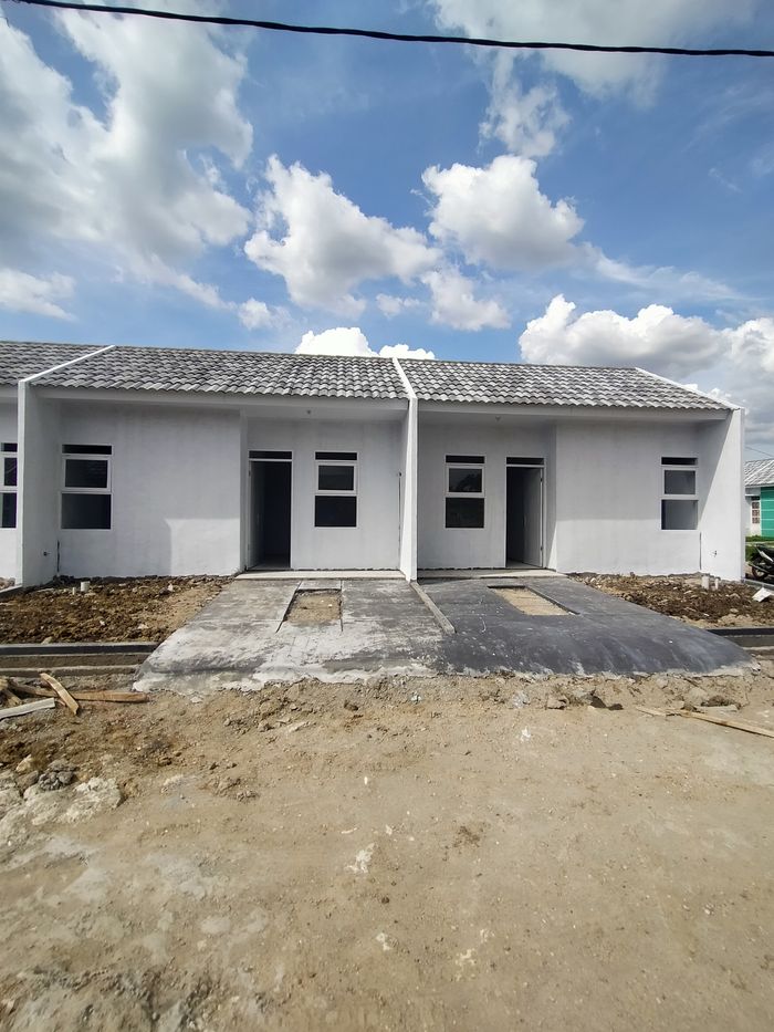 foto tampak rumah tipe 25/72 perumahan BUMI SENTOSA ASRI