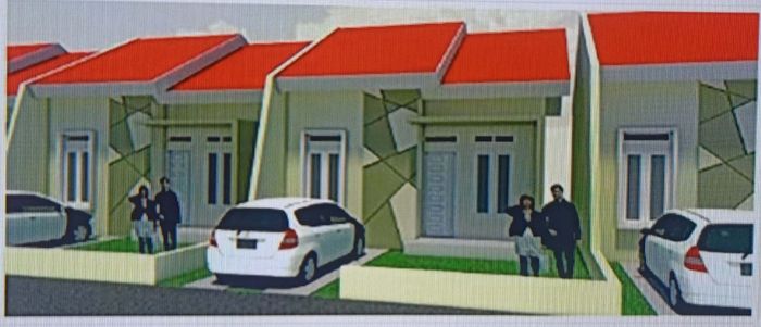 foto tampak rumah tipe 36 perumahan Bumi Punggolaka Indah tahap 2