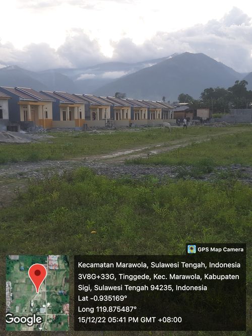 foto posisi tengah perumahan GRP BLOK M
