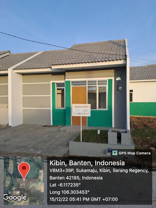 foto contoh rumah perumahan Puri Sava Sukamaju