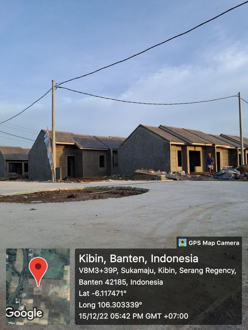 foto posisi tengah perumahan Puri Sava Sukamaju