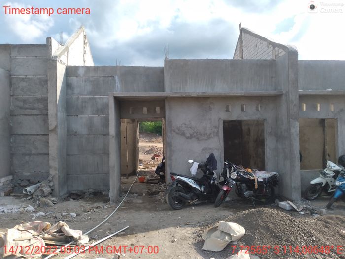 foto tampak rumah tipe 32/66 perumahan GRAHA MILENIA REGENCY