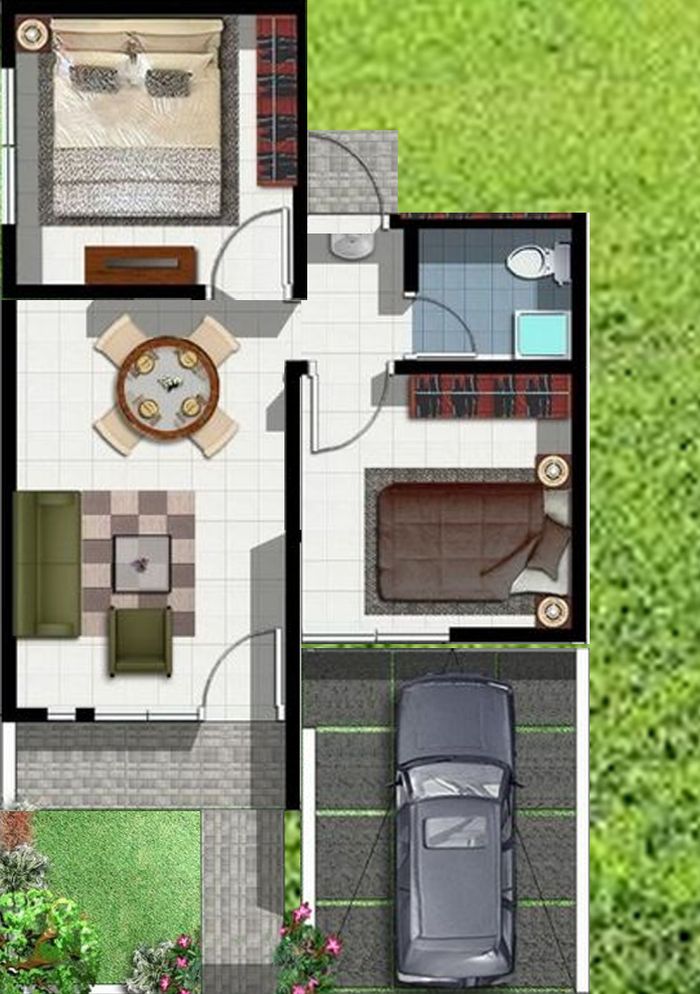 foto denah rumah tipe RUMAH TAPAK perumahan BINTANG TIMUR 1