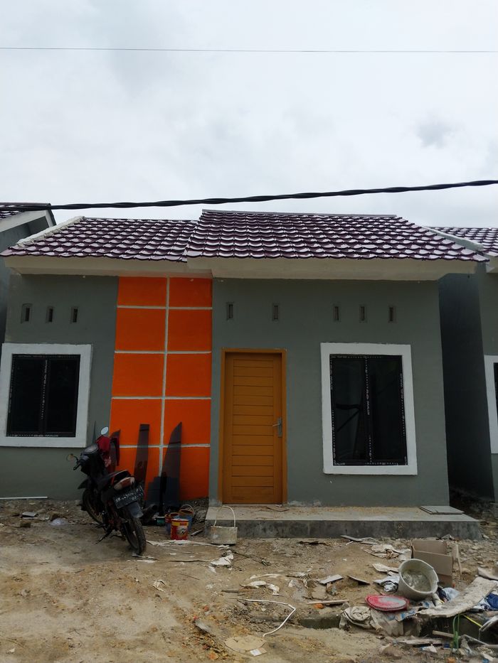 foto tampak rumah tipe 36/91 perumahan HARVEST RESIDENCE 1 TAHAP II